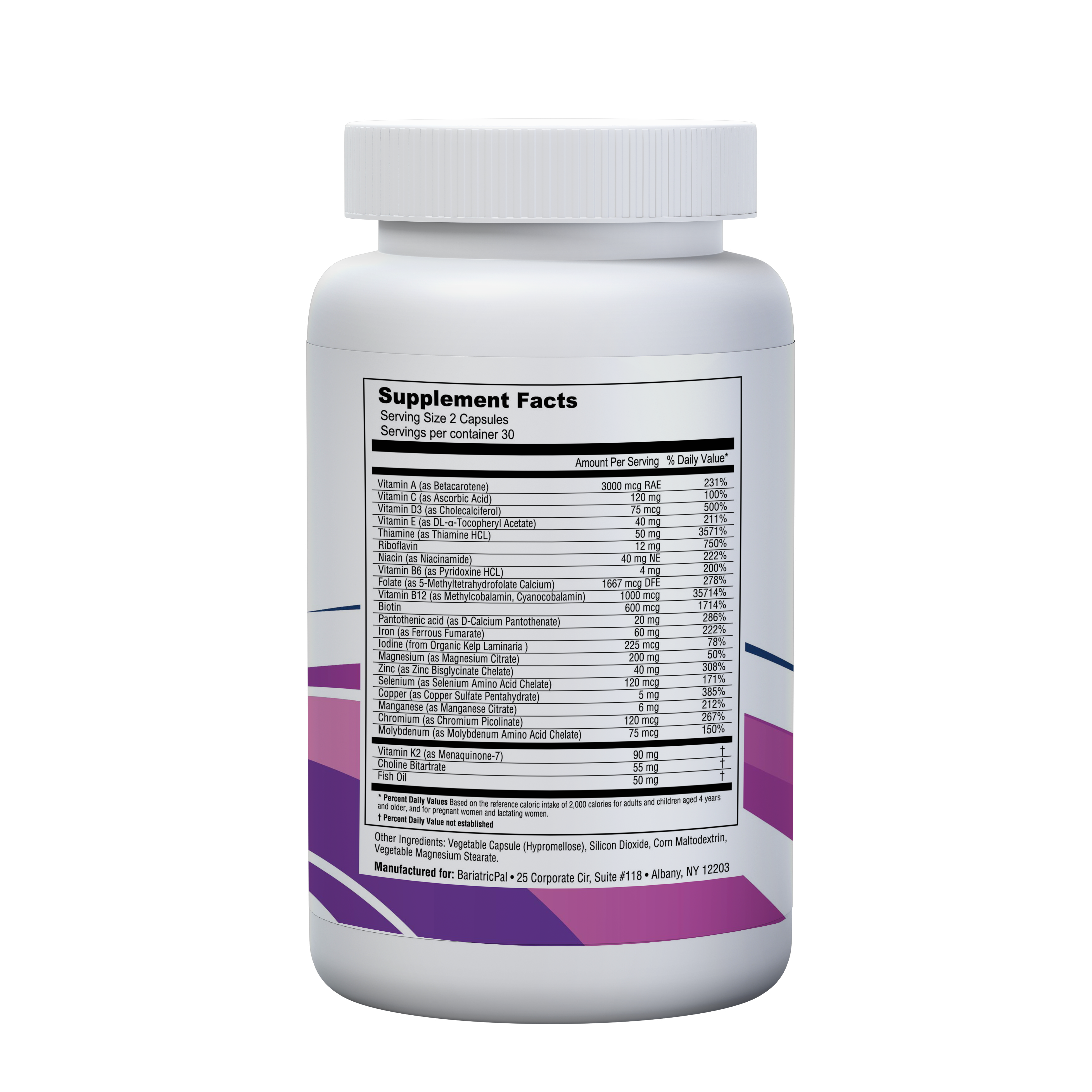 BariatricPal Prenatal & Postnatal Bariatric Multivitamin - High-quality Multivitamins by BariatricPal at BariatricPal Store
