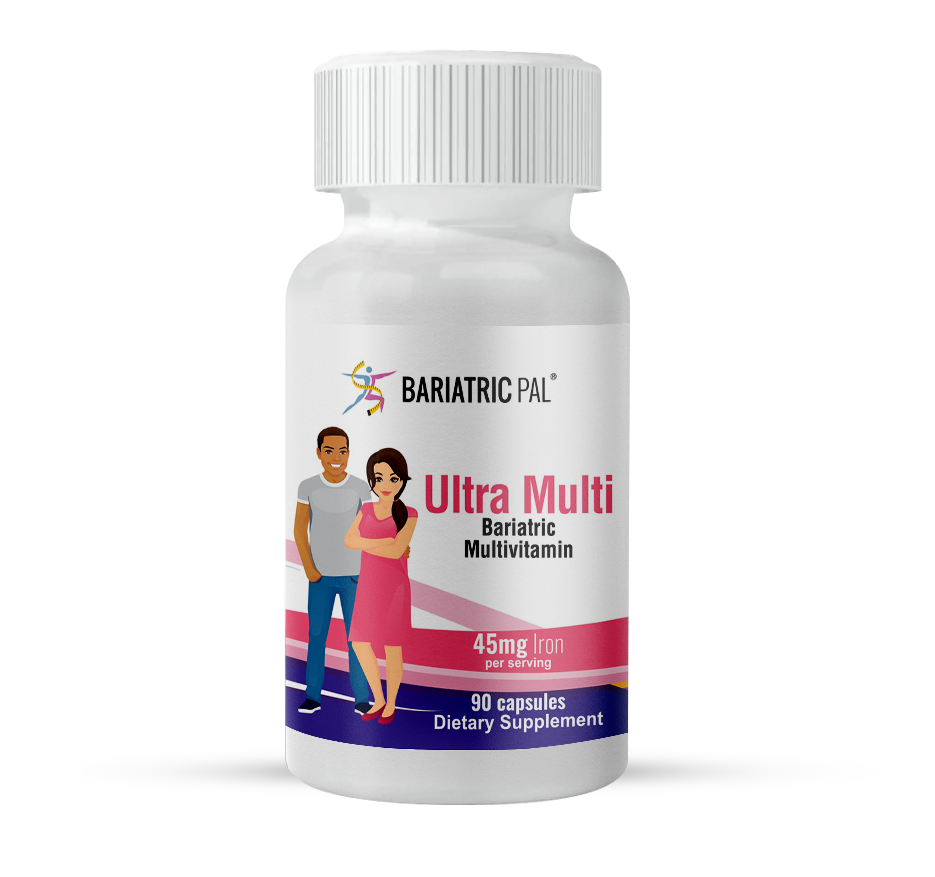 BariatricPal Ultra Multi - High-Potency Bariatric Multivitamin Capsules for Malabsorptive Surgeries
