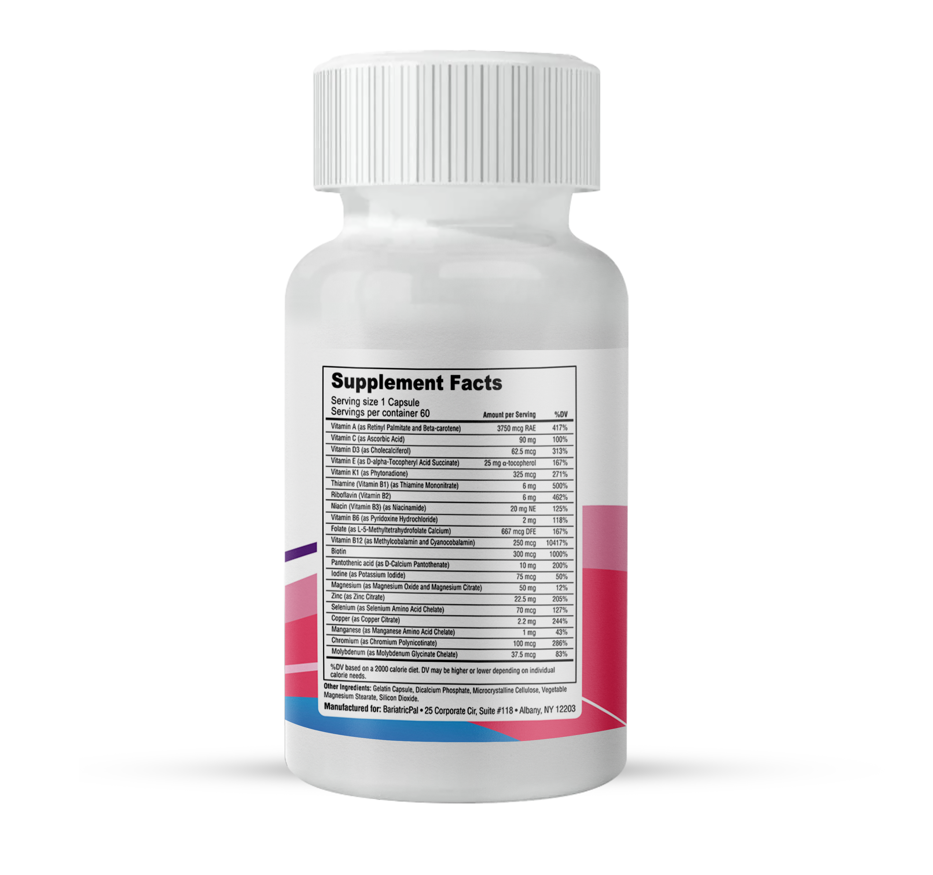 BariatricPal Multi-ADEK – High-Absorption Multivitamin Capsules for Malabsorptive Surgery