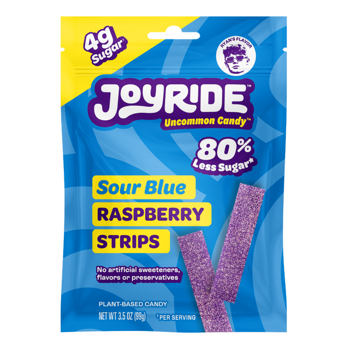 Joyride Sour Blue Raspberry Strips, 3.5 oz - High-quality Bariatric Approved by Joyride at BariatricPal Store
