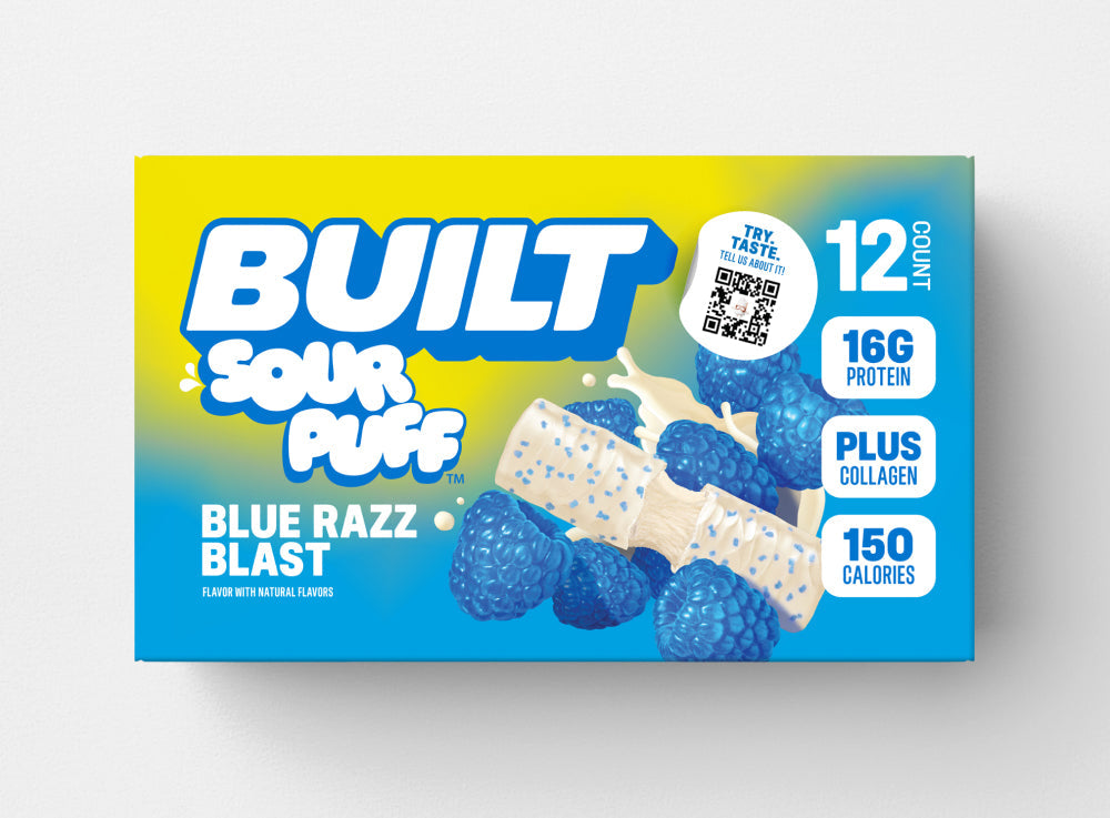 #Flavor_Blue Razz Blast #Size_12 Bars