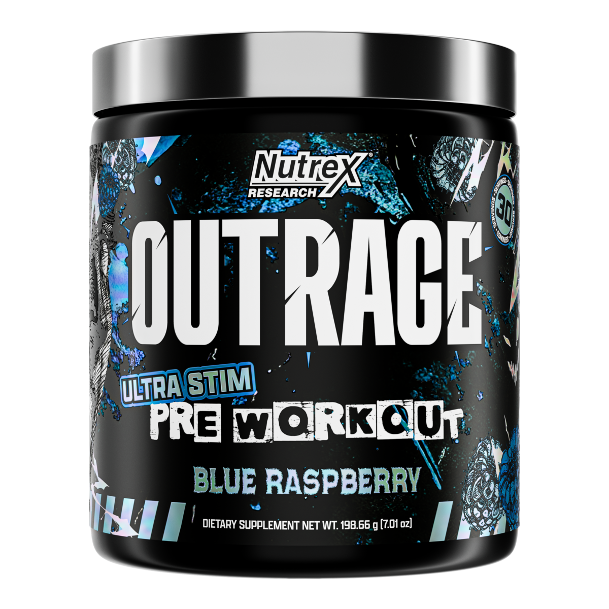 #Flavor_Blue Raspberry (198.66g)