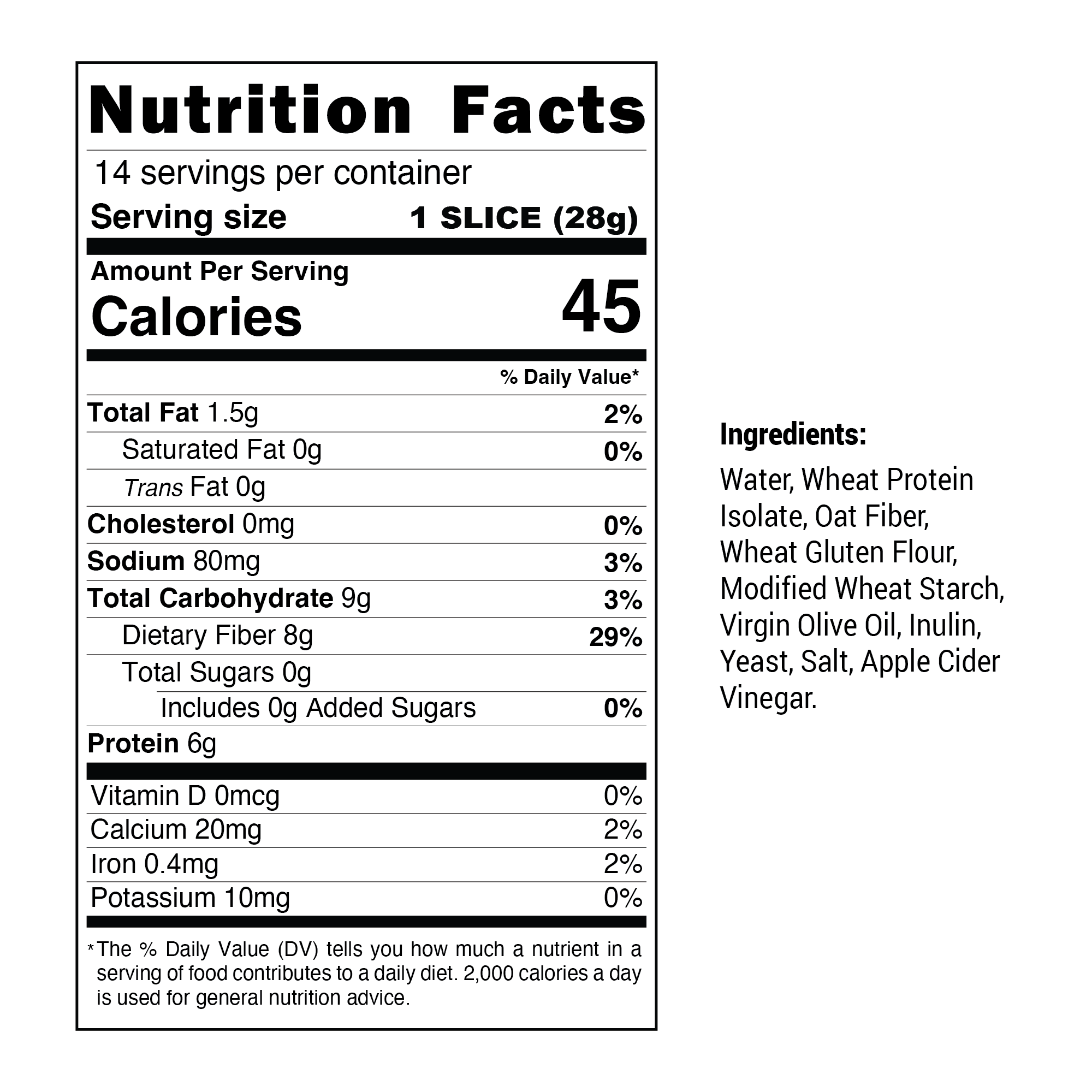 Inspire Protein Kitchen Bread by Bariatric Eating, 16oz (454g)