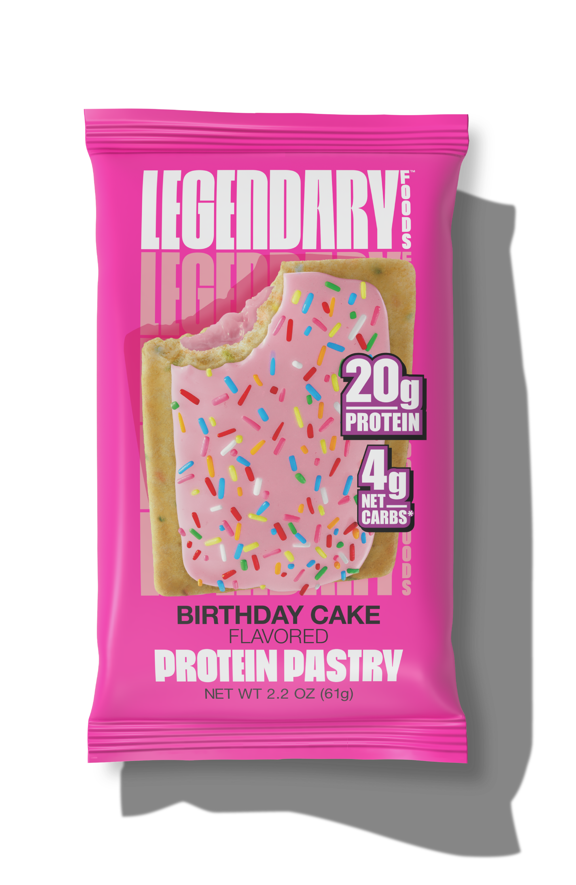 "Cake Style" Low-Carb Protein Pastry by Legendary Foods - Birthday Cake - High-quality Cakes & Cookies by Legendary Foods at BariatricPal Store