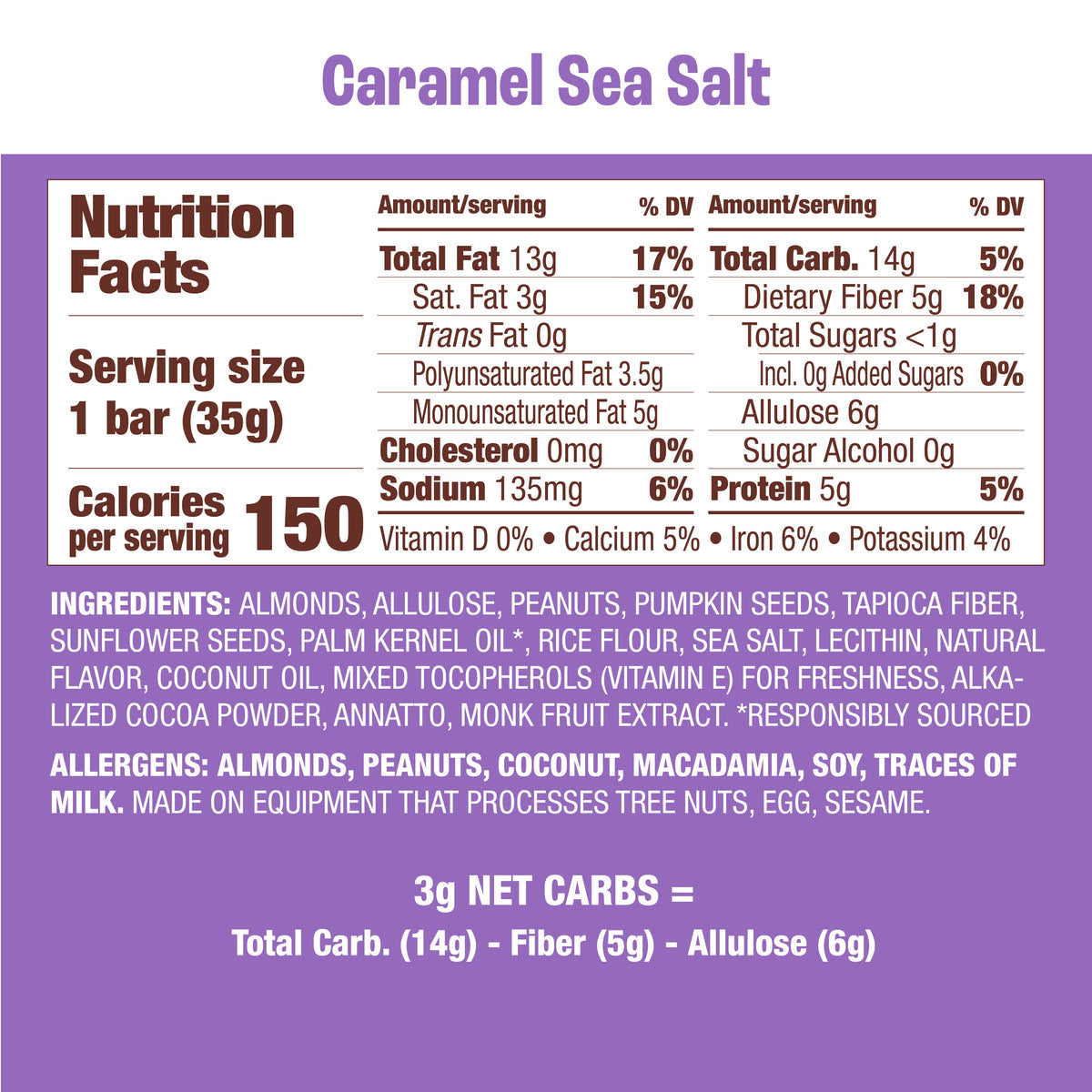 #Flavor_Caramel Sea Salt #Size_12 bars