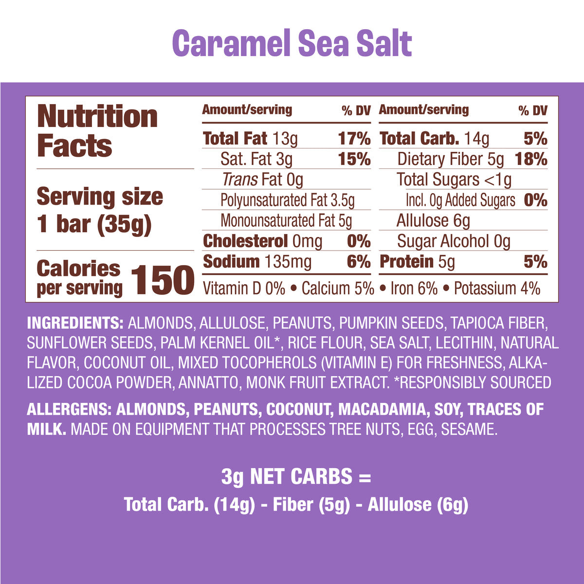 #Flavor_Caramel Sea Salt #Size_12 bars
