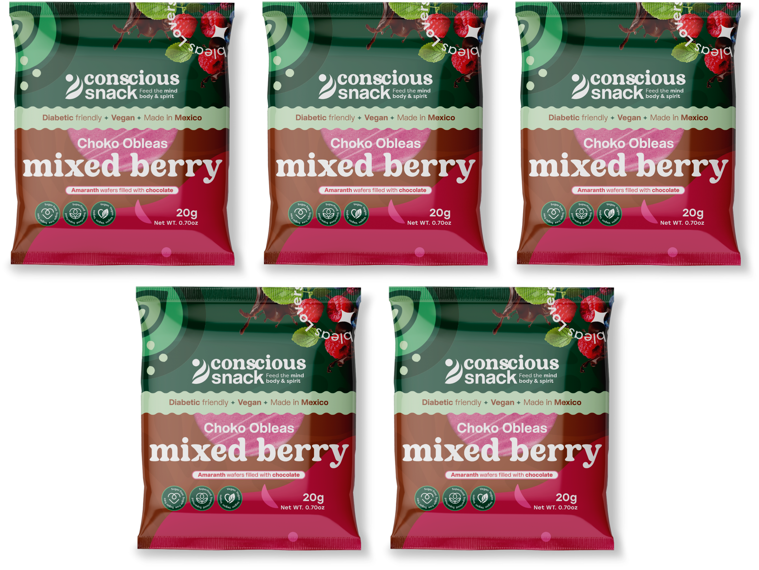 #Flavor_Mixed Berry Choko #Size_5-Pack