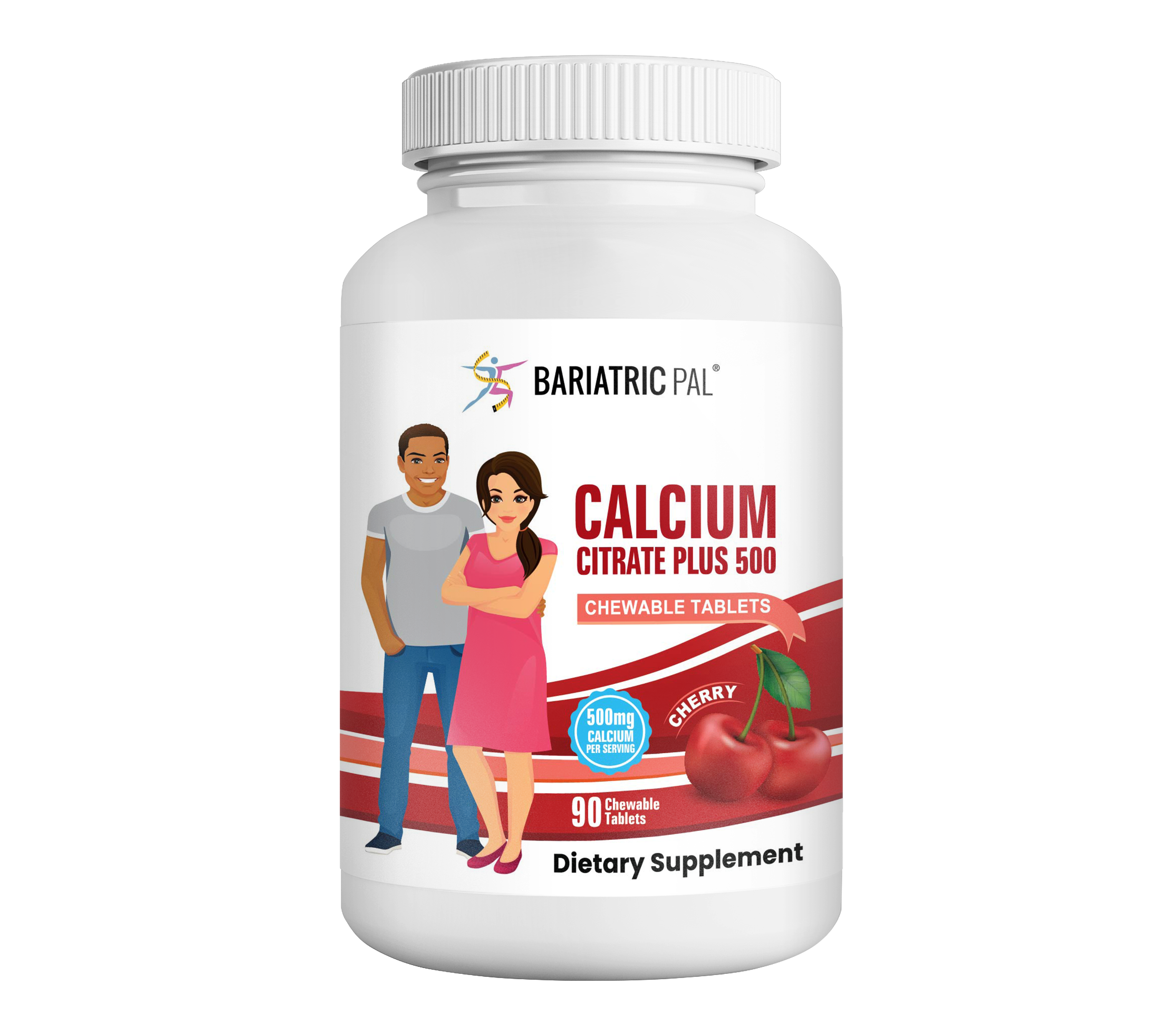 BariatricPal Calcium Citrate 500mg Chewable Tablets - 2-Flavor Variety Pack - High-quality Calcium by BariatricPal at BariatricPal Store