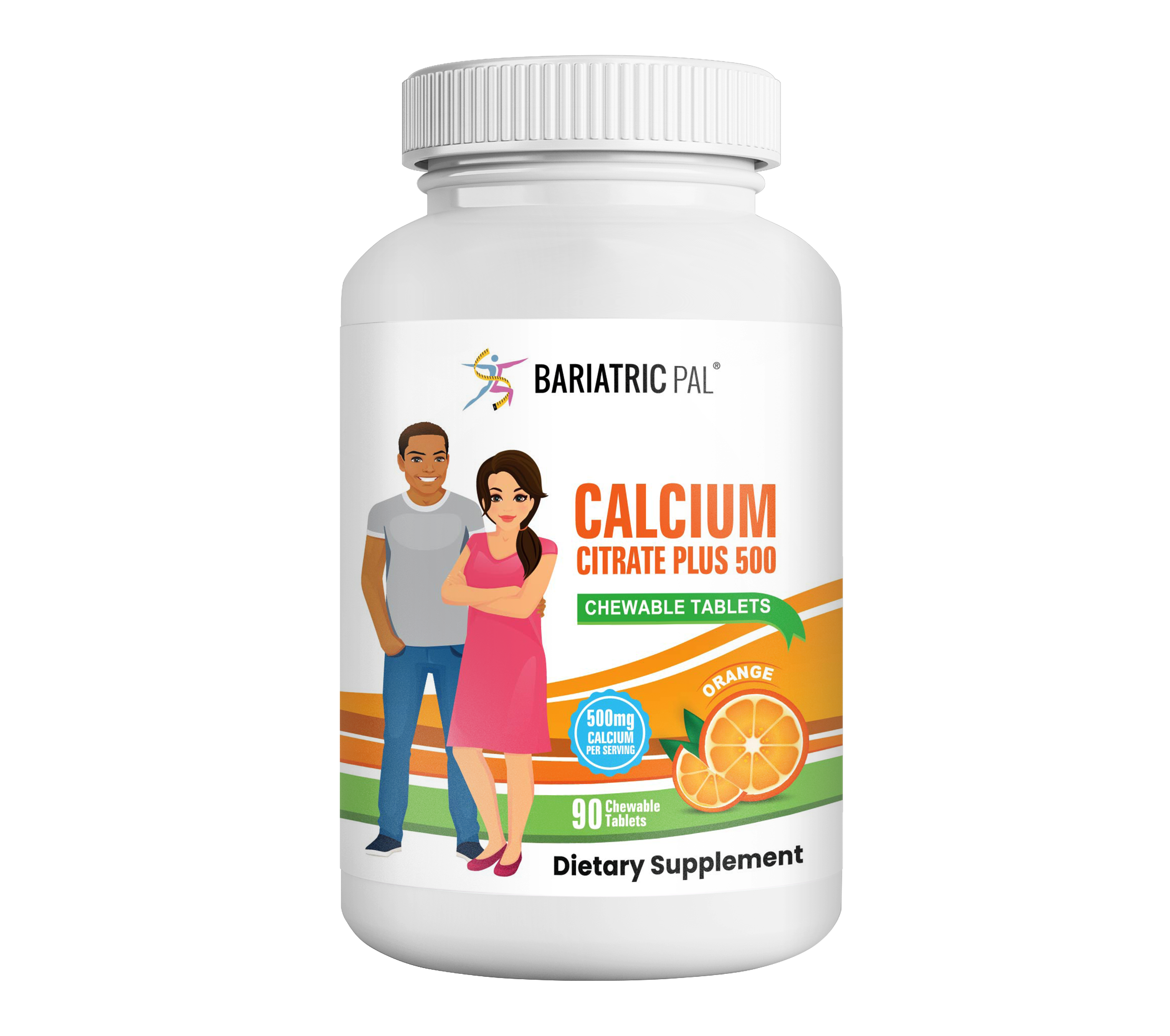 BariatricPal Calcium Citrate 500mg Chewable Tablets - 2-Flavor Variety Pack - High-quality Calcium by BariatricPal at BariatricPal Store