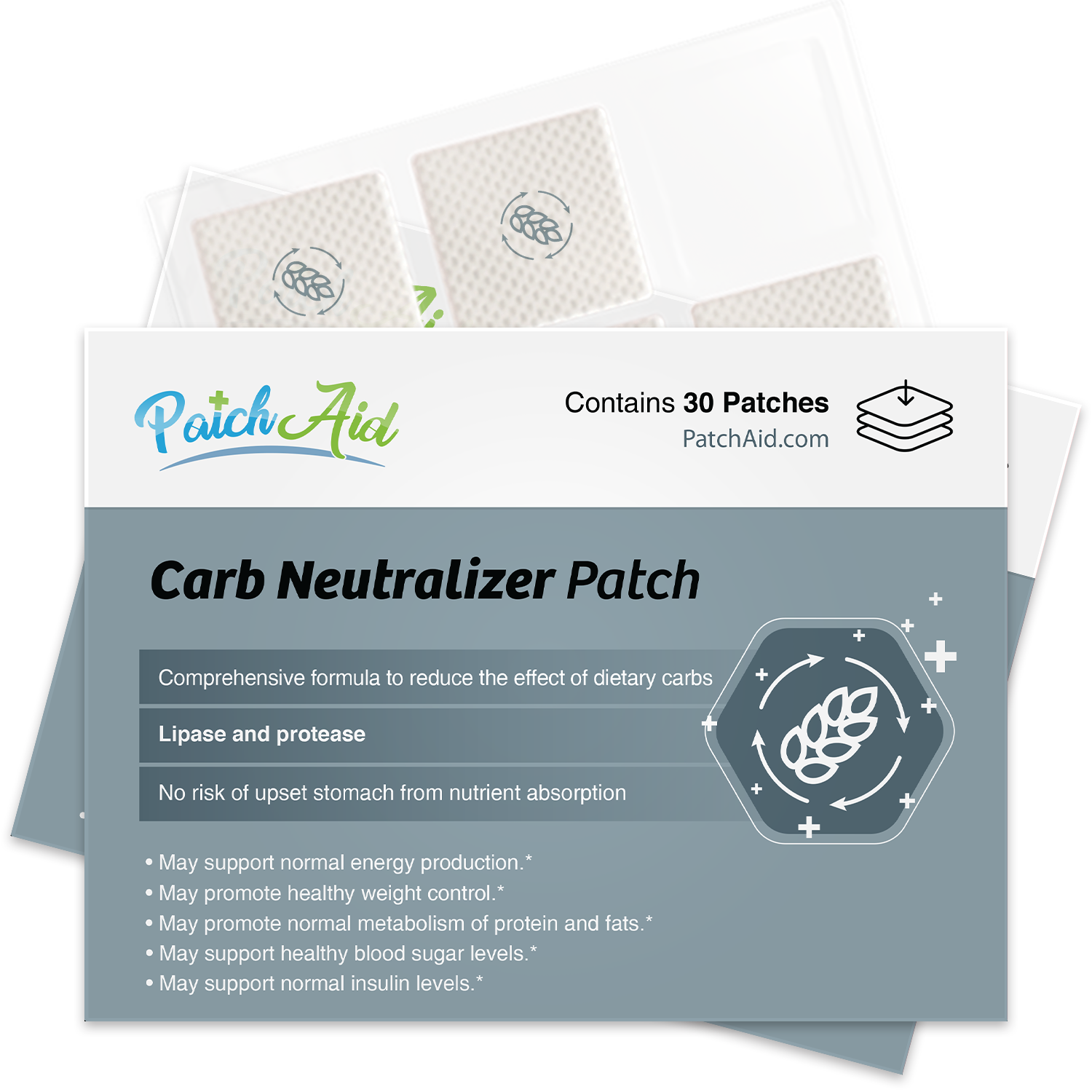 Carb Neutralizer Patch by PatchAid