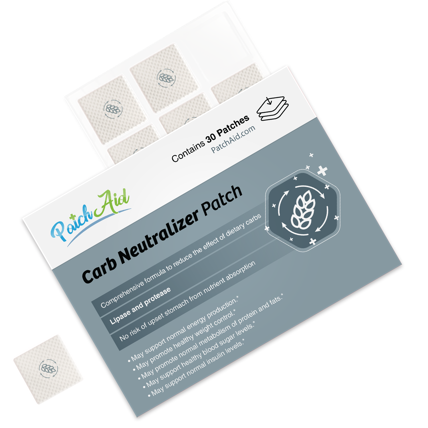 Carb Neutralizer Patch by PatchAid - High-quality Vitamin Patch by PatchAid at BariatricPal Store