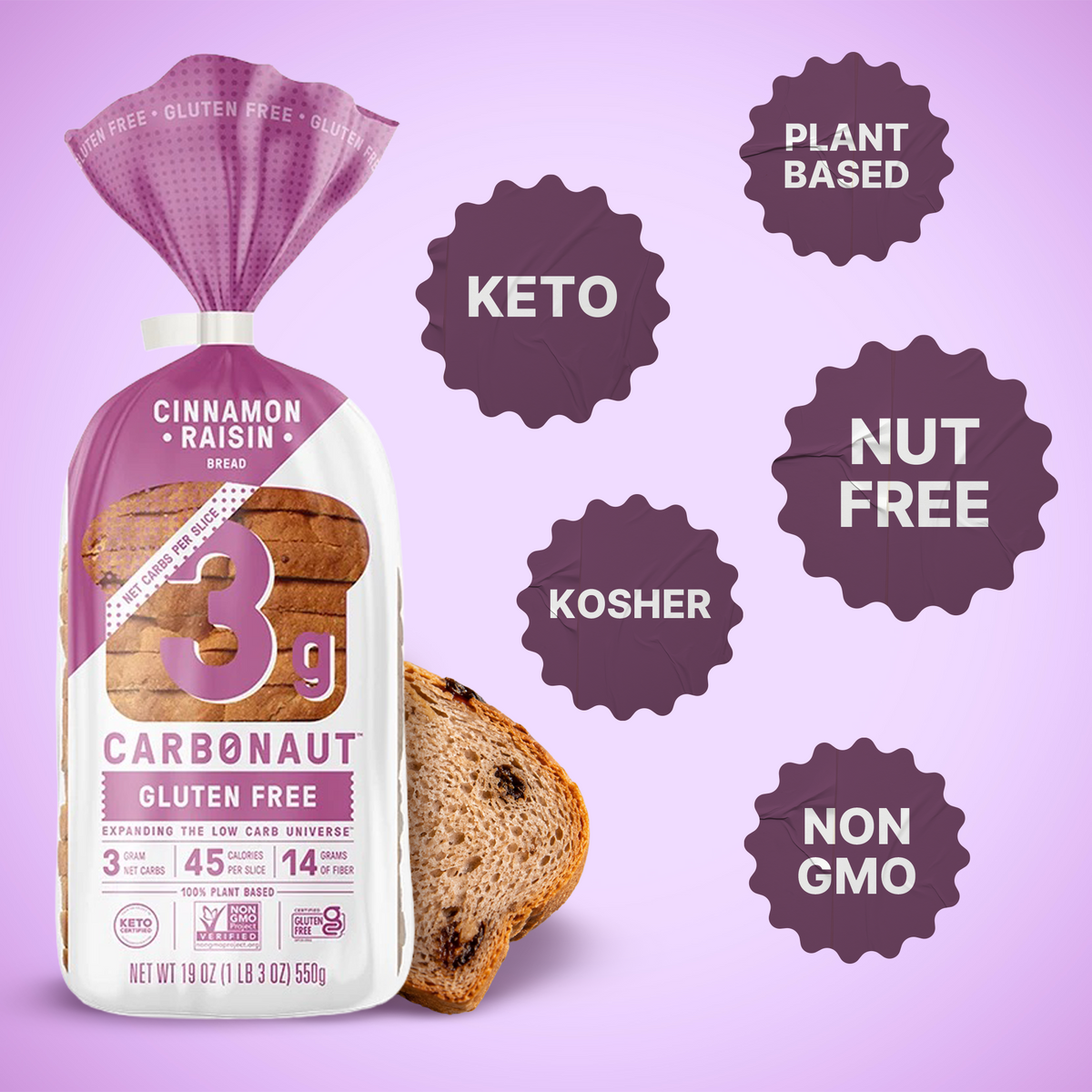 Carbonaut Low Carb Gluten Free Bread