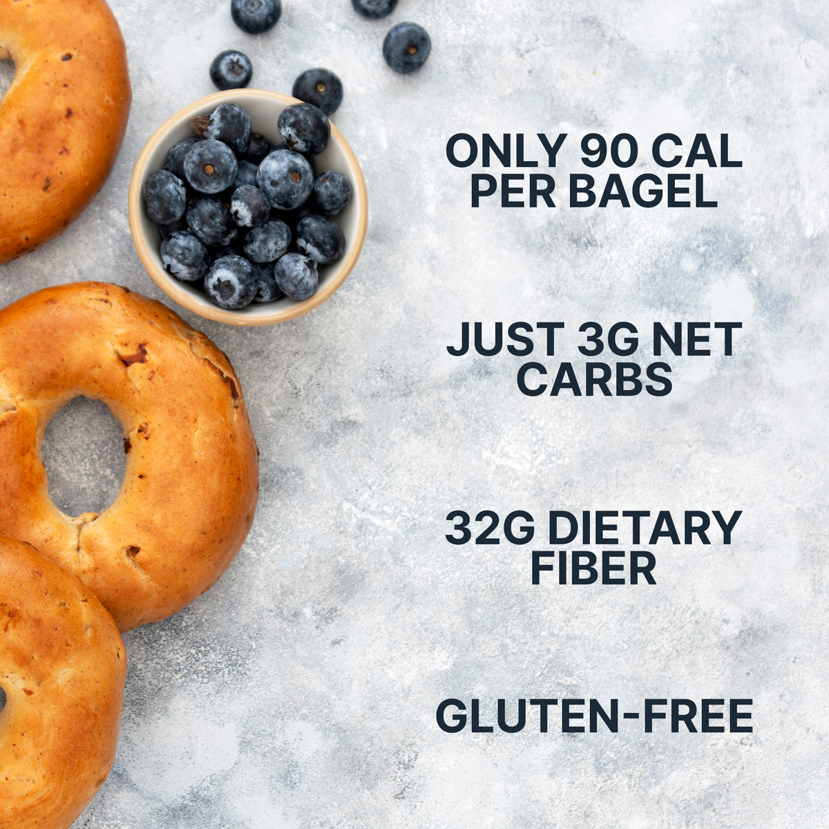 Gluten Free Lemon Blueberry Carbonaut Bagels