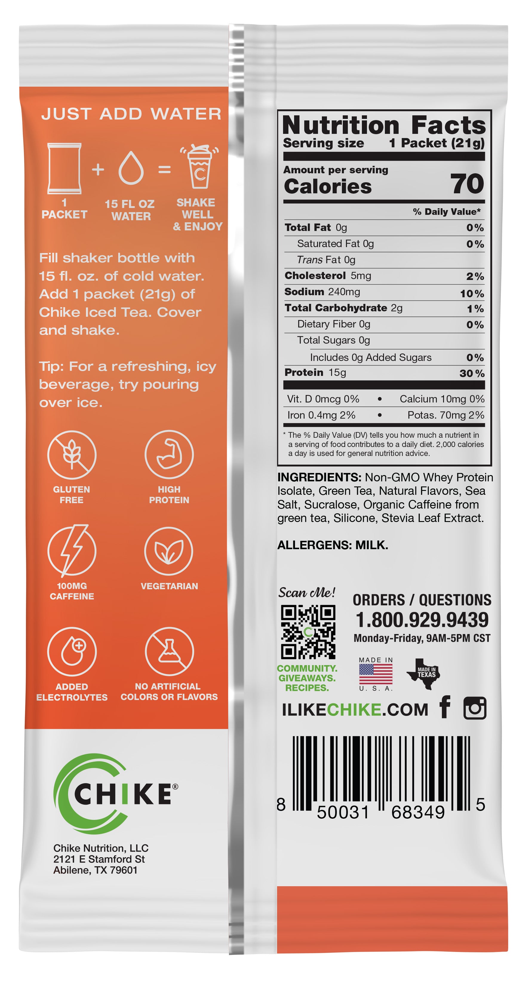 #Flavor_Peach Fusion #Size_One Packet