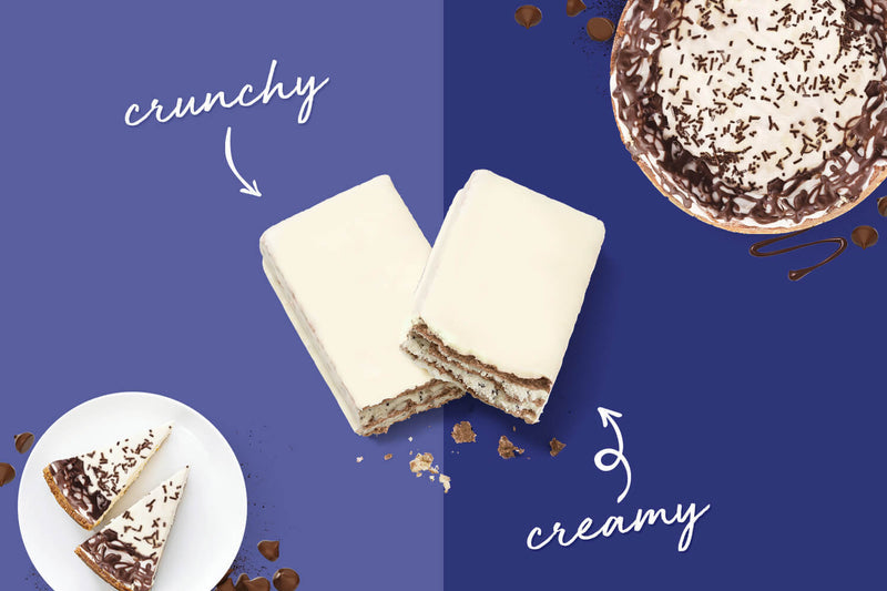 Power Crunch Protein Energy Wafer Bar – Chocolate Chip Cheesecake - High-quality Protein Bars by Power Crunch at BariatricPal Store