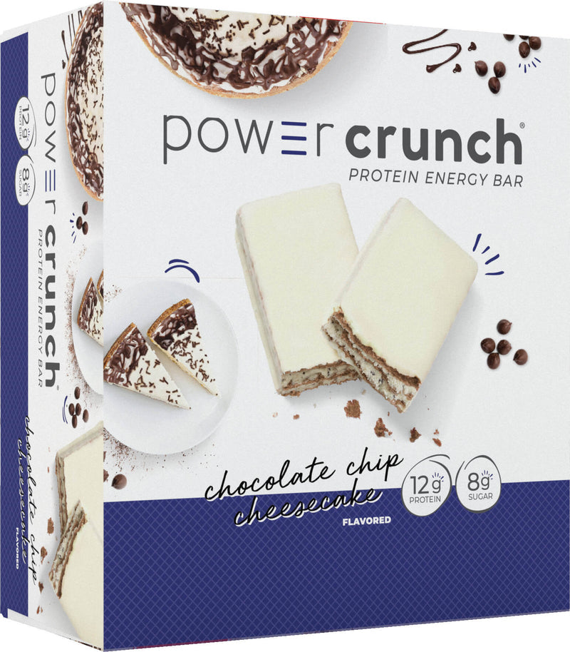 Power Crunch Protein Energy Wafer Bar – Chocolate Chip Cheesecake - High-quality Protein Bars by Power Crunch at BariatricPal Store