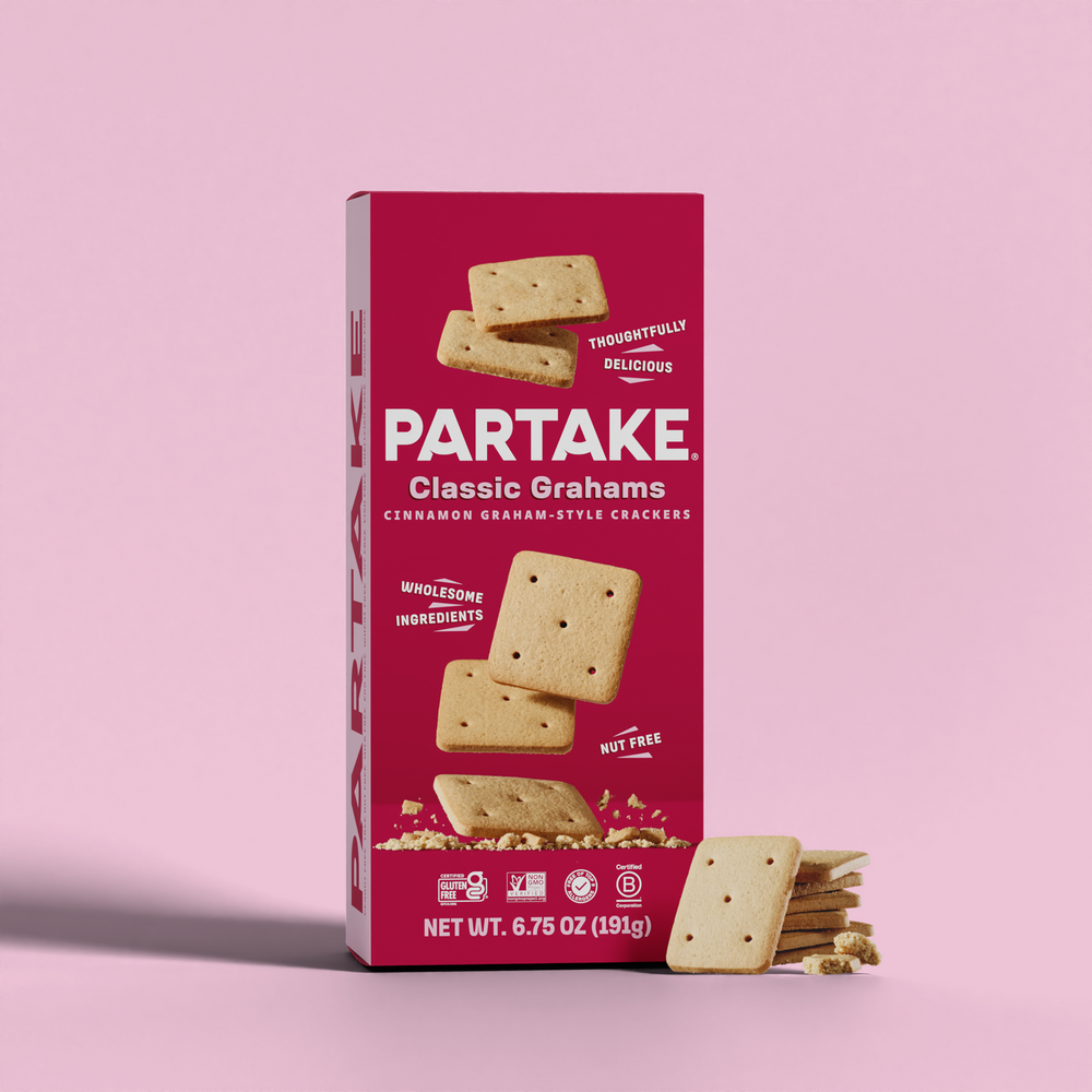 Partake Vegan & Gluten Free Classic Grahams, 6.75 oz