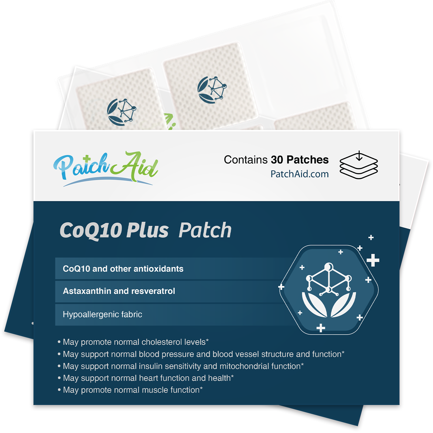 CoQ10 Plus Patch by PatchAid - High-quality Vitamin Patch by PatchAid at BariatricPal Store