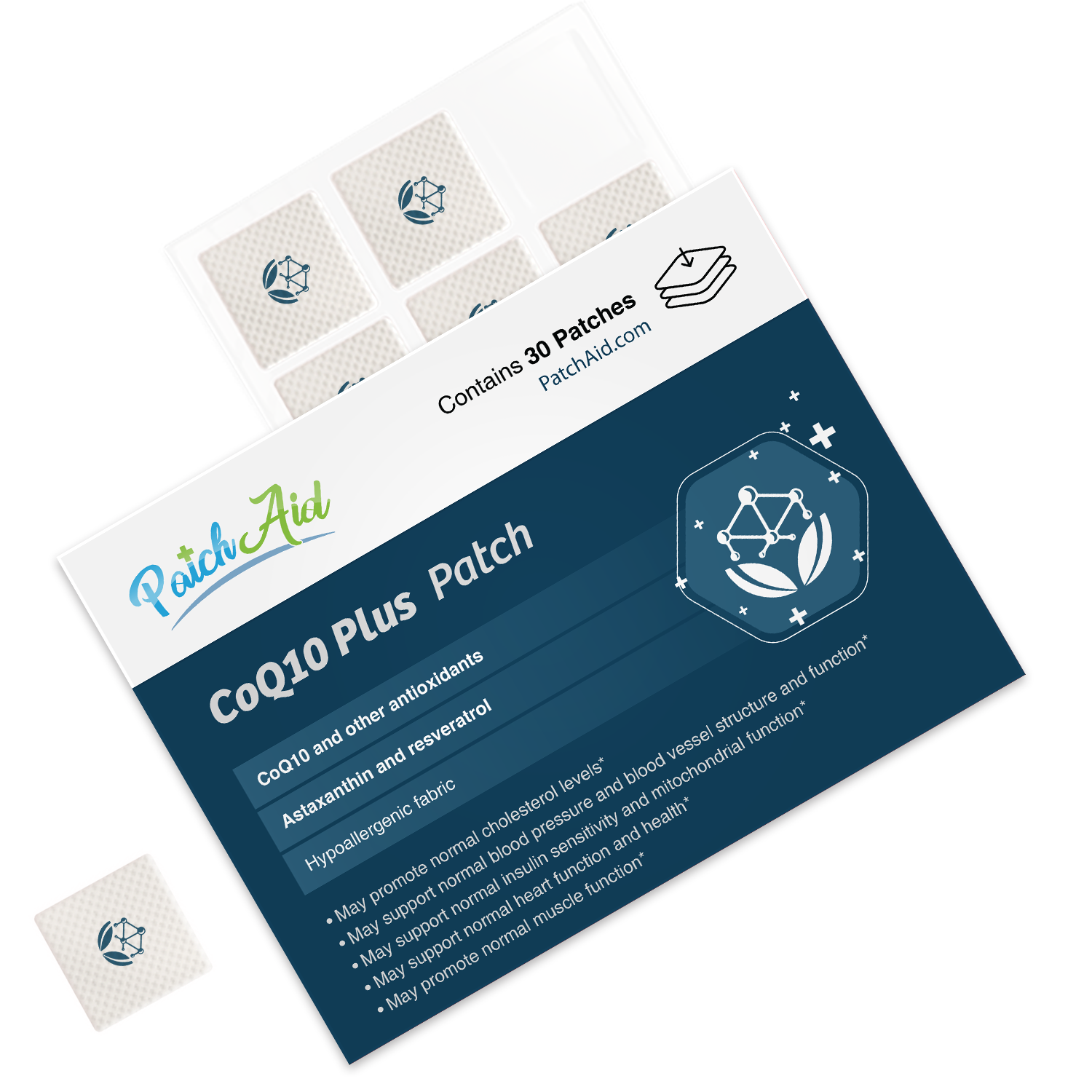 CoQ10 Plus Patch by PatchAid - High-quality Vitamin Patch by PatchAid at BariatricPal Store