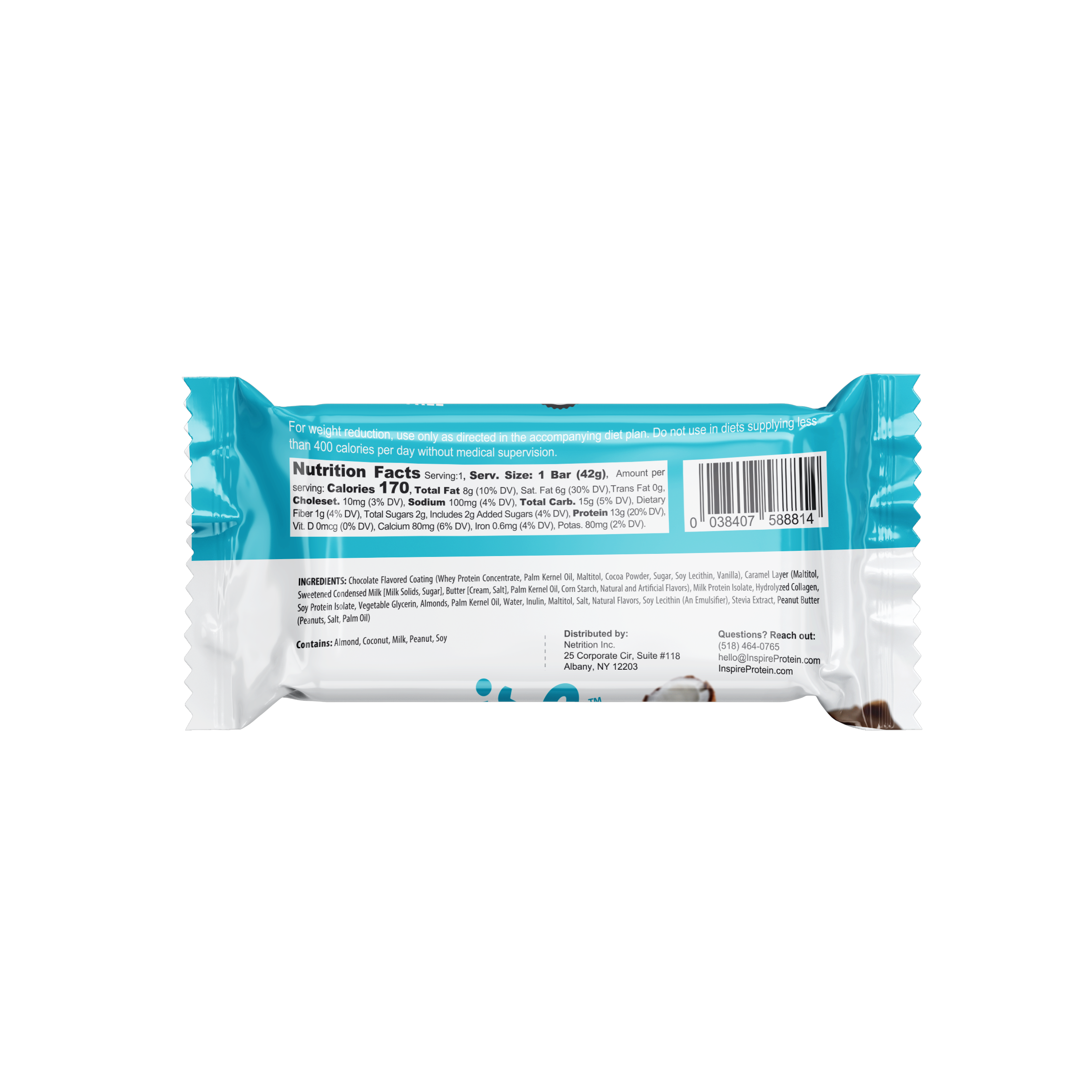 #Flavor_Coconut Almond #Size_One Bar