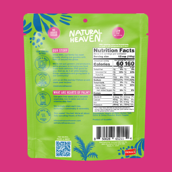 Creamy Mashed Hearts of Palm by Natural Heaven