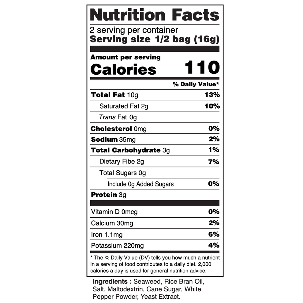 #Flavor_Crispy Original 1.13 oz