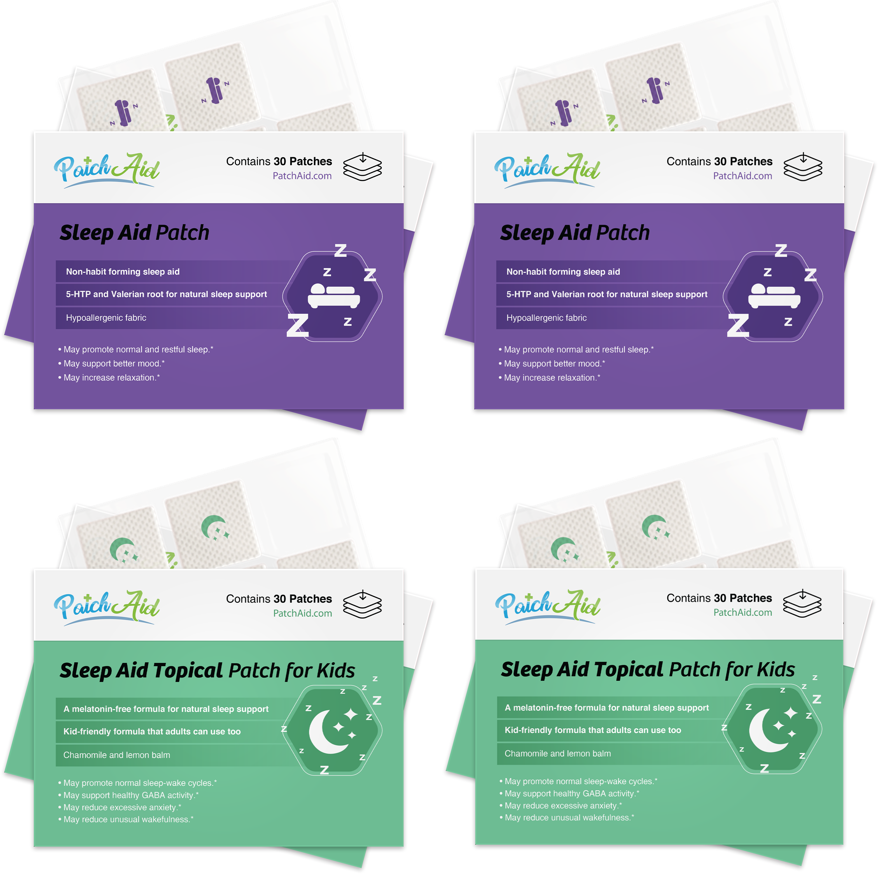 Family Bedtime Vitamin Patch Pack by PatchAid - High-quality Vitamin Patch by PatchAid at BariatricPal Store