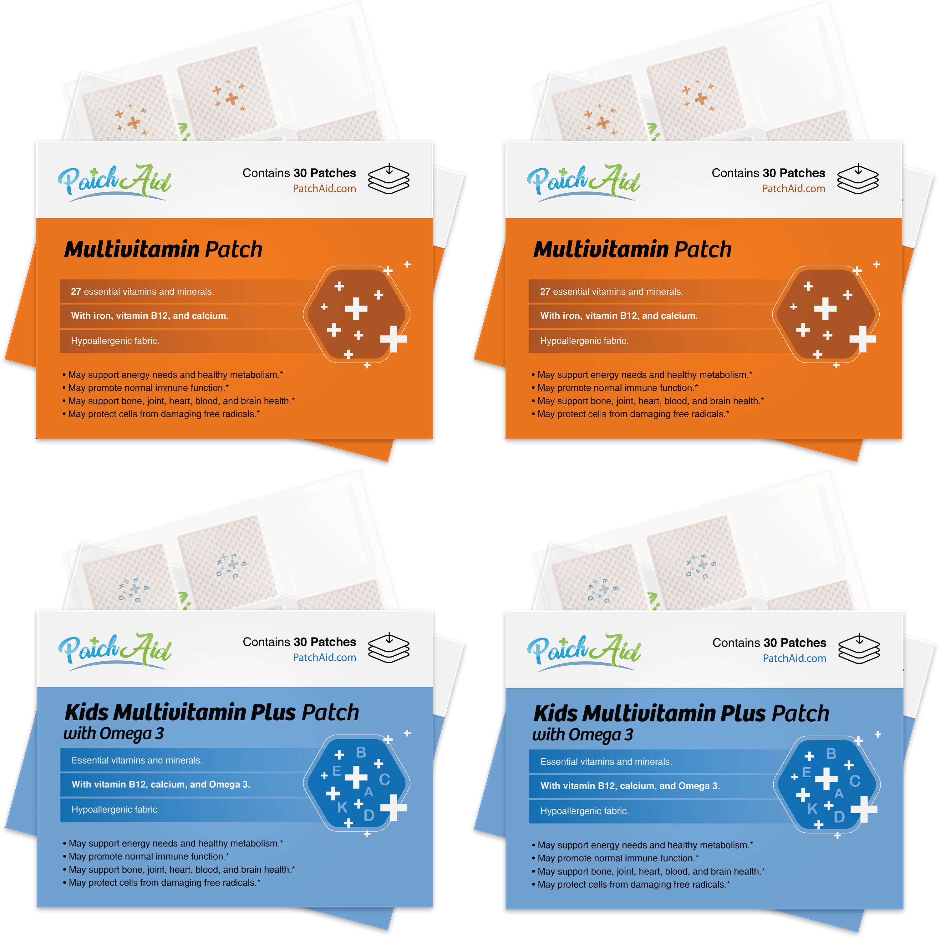 Family Multivitamin Patch Pack by PatchAid - High-quality Vitamin Patch by PatchAid at BariatricPal Store