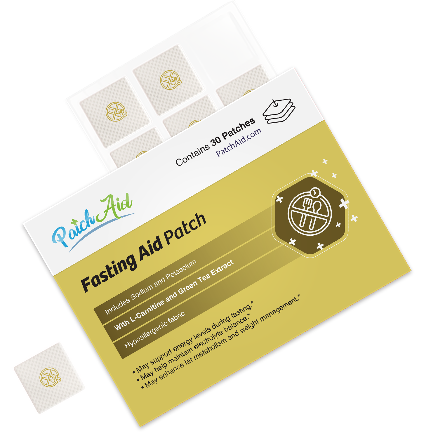 Fasting Aid Patch by PatchAid - High-quality Vitamin Patch by PatchAid at BariatricPal Store