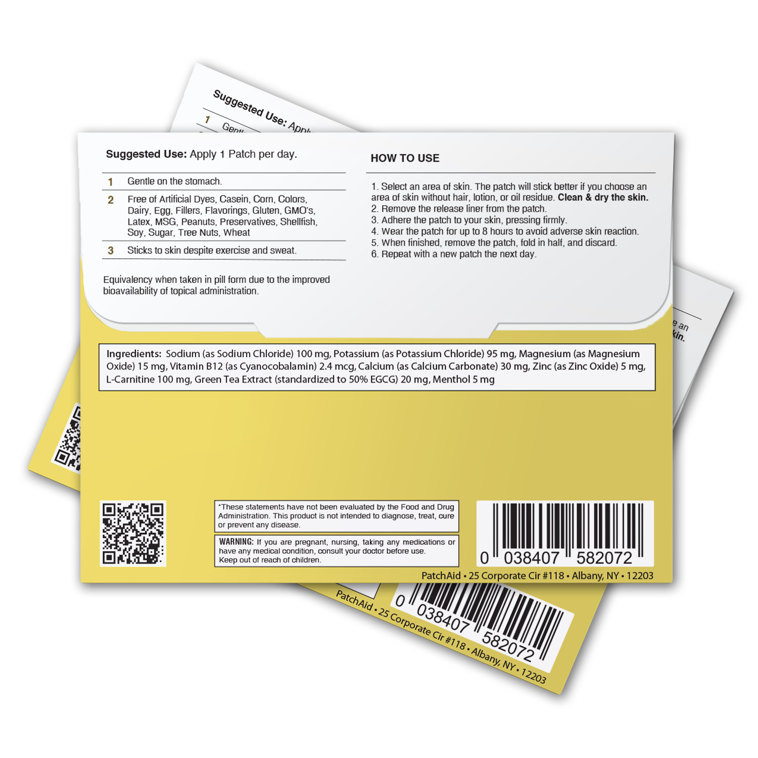 Fasting Aid Patch by PatchAid - High-quality Vitamin Patch by PatchAid at BariatricPal Store