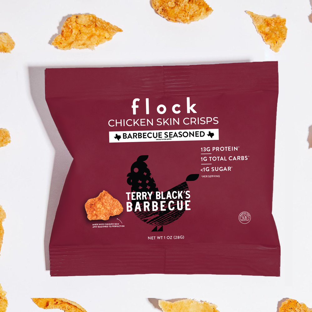 Flock Foods Keto Chicken Chips - Terry Black’s Barbecue