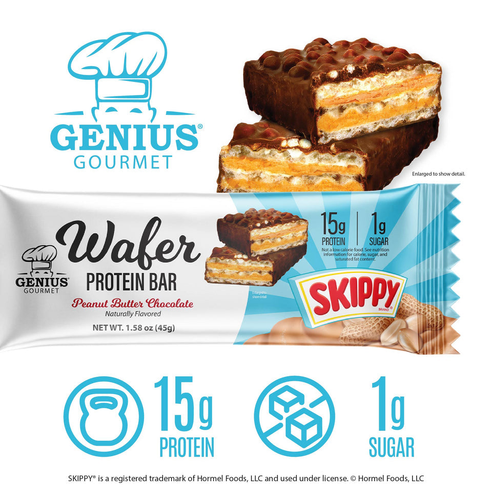 Genius Gourmet Wafer Protein Bar