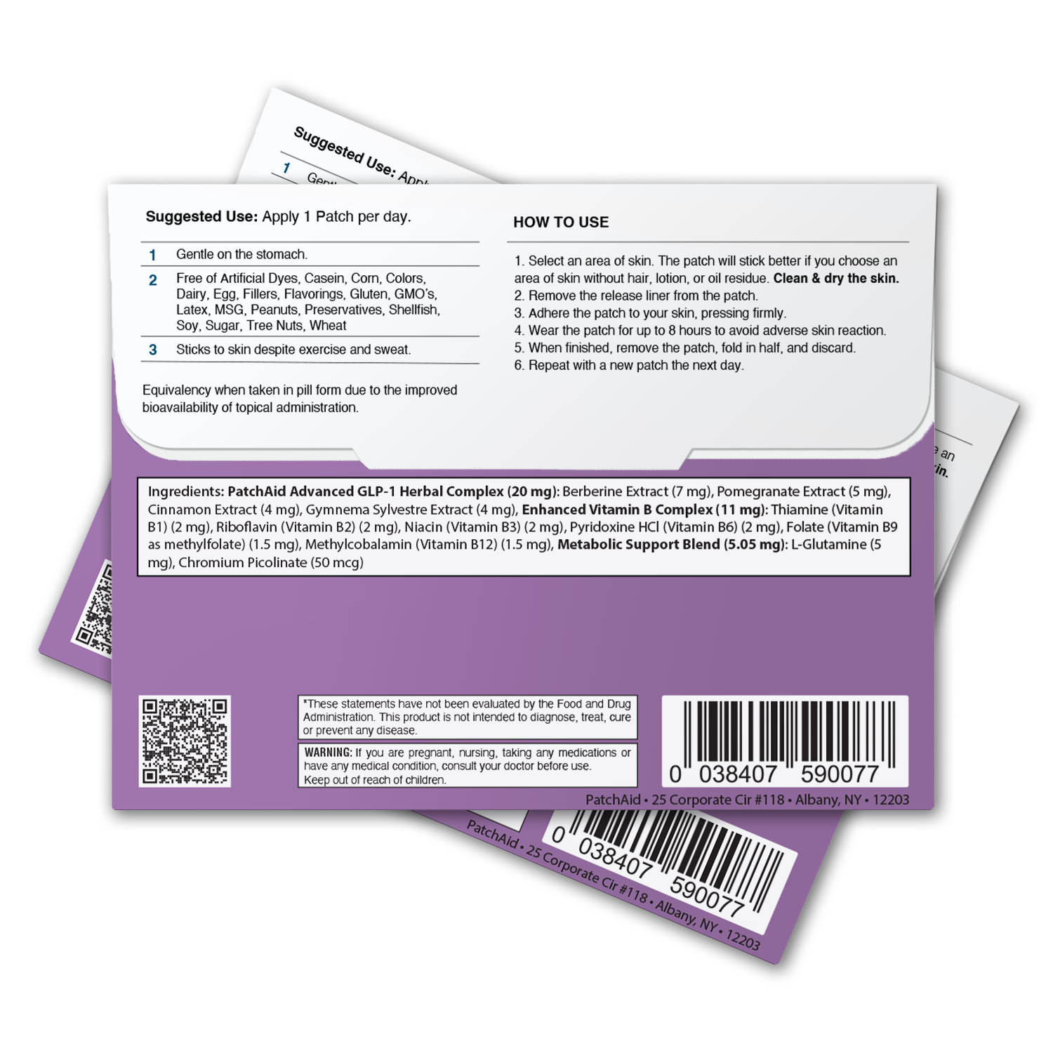 GLP-1 Support Patch Pack by PatchAid