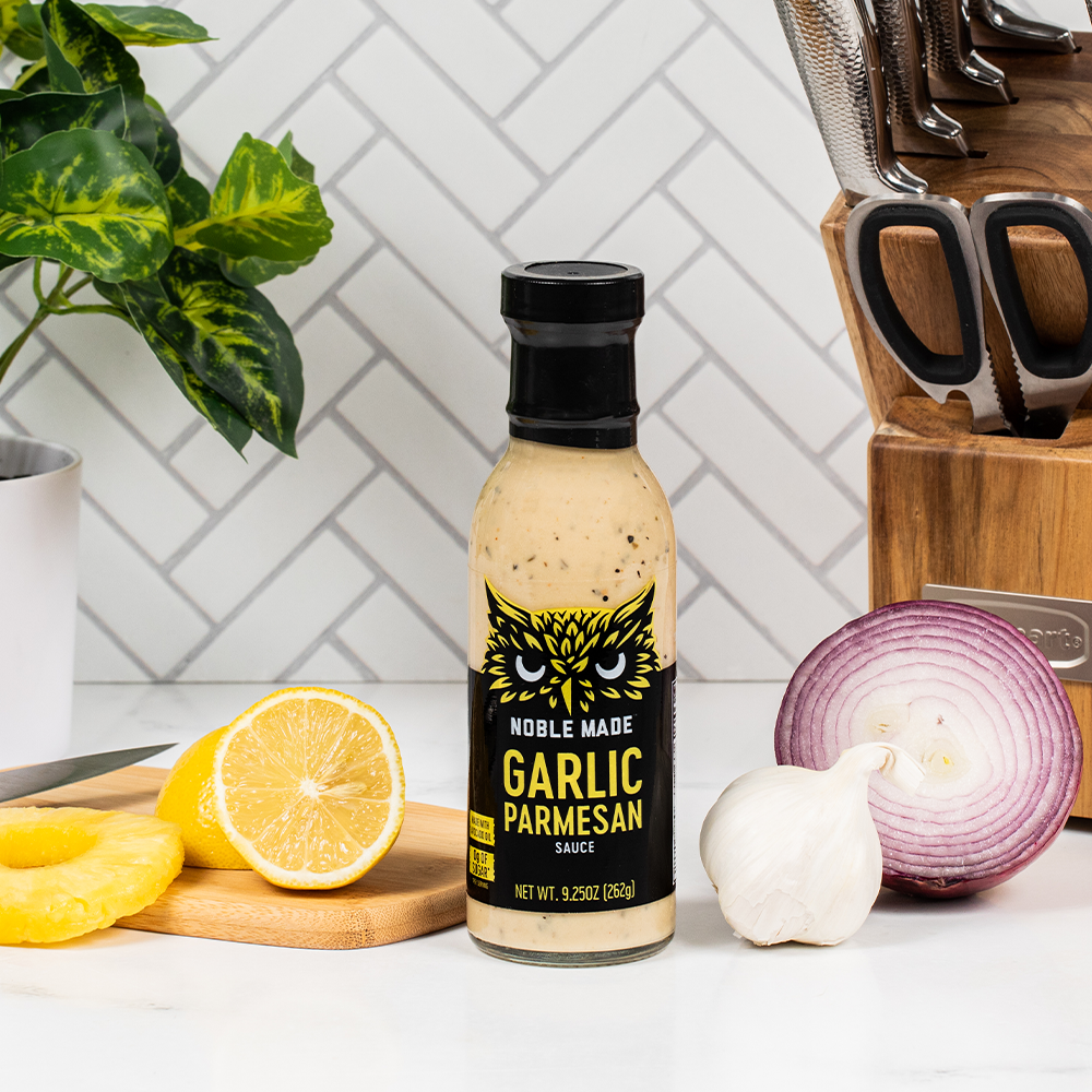 Garlic Parmesan Wing Sauce by Noble Made - High-quality Condiments by Noble Made at BariatricPal Store