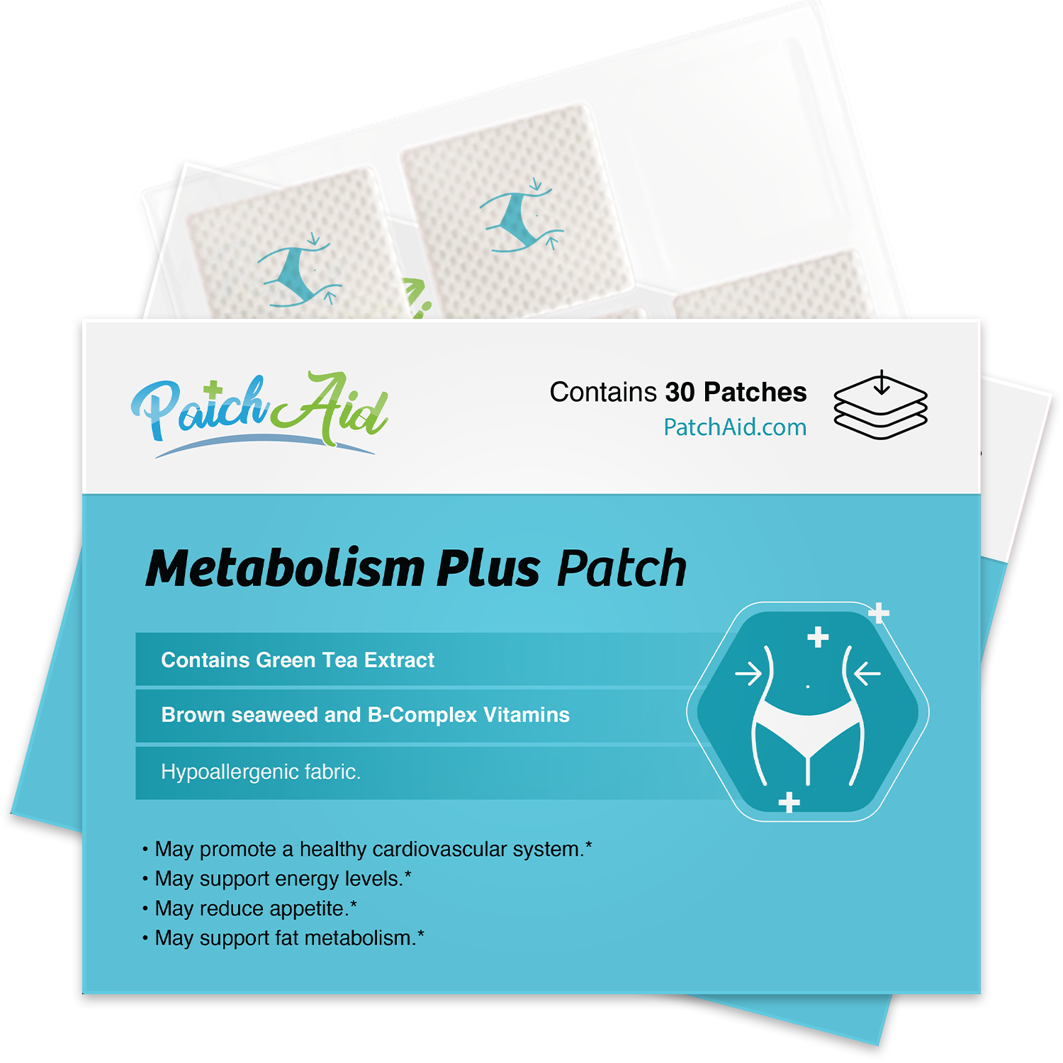 Metabolism Plus Topical Patch by PatchAid - High-quality Vitamin Patch by PatchAid at BariatricPal Store