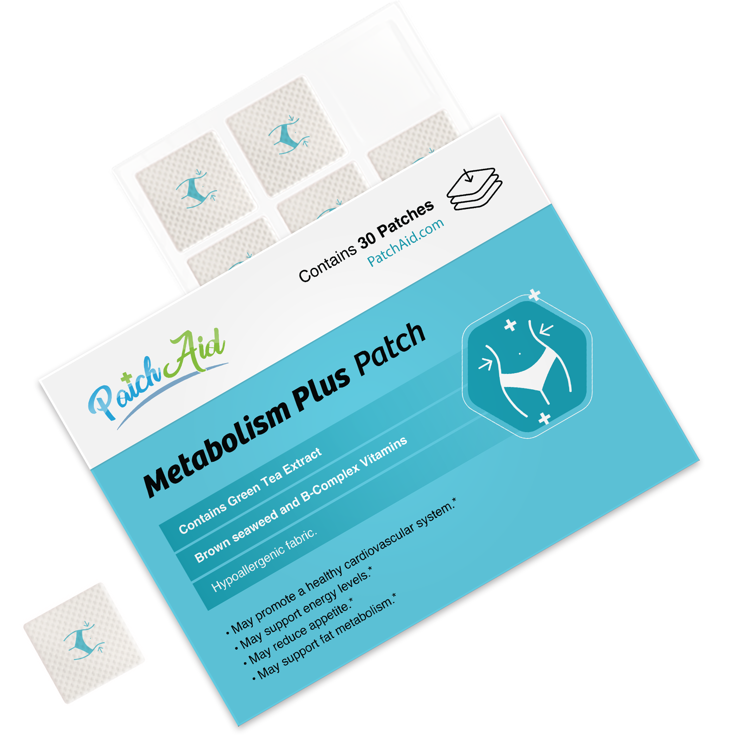 Metabolism Plus Topical Patch by PatchAid - High-quality Vitamin Patch by PatchAid at BariatricPal Store
