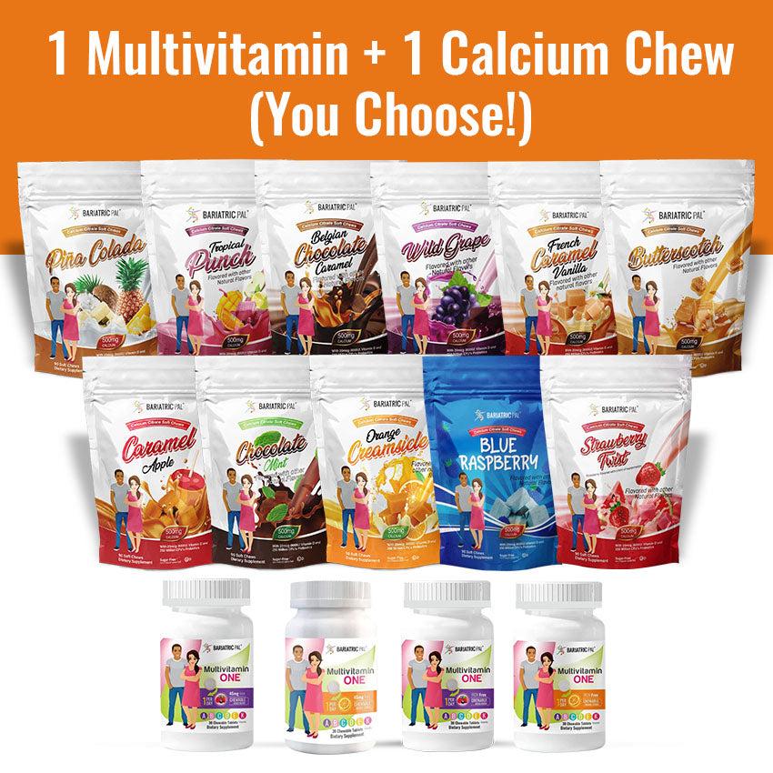 Bariatric Surgery Complete Bariatric Vitamin Pack by BariatricPal - Chewables Custom Bundle