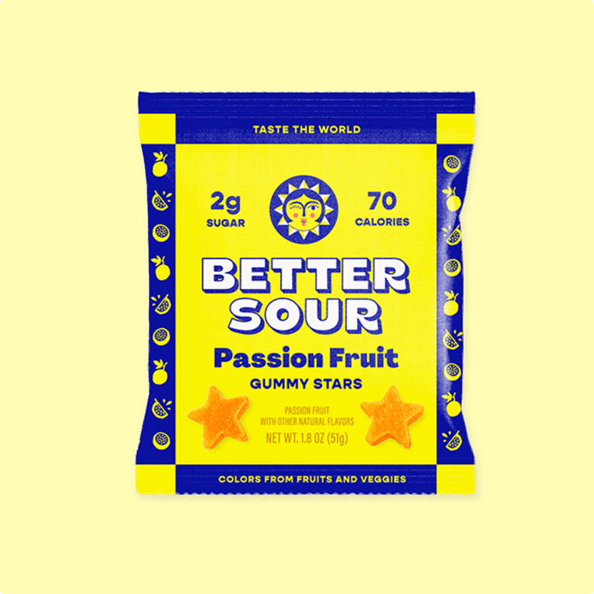 #Flavor_Passionfruit Gummy Stars #Size_One Pack, 1.8 oz