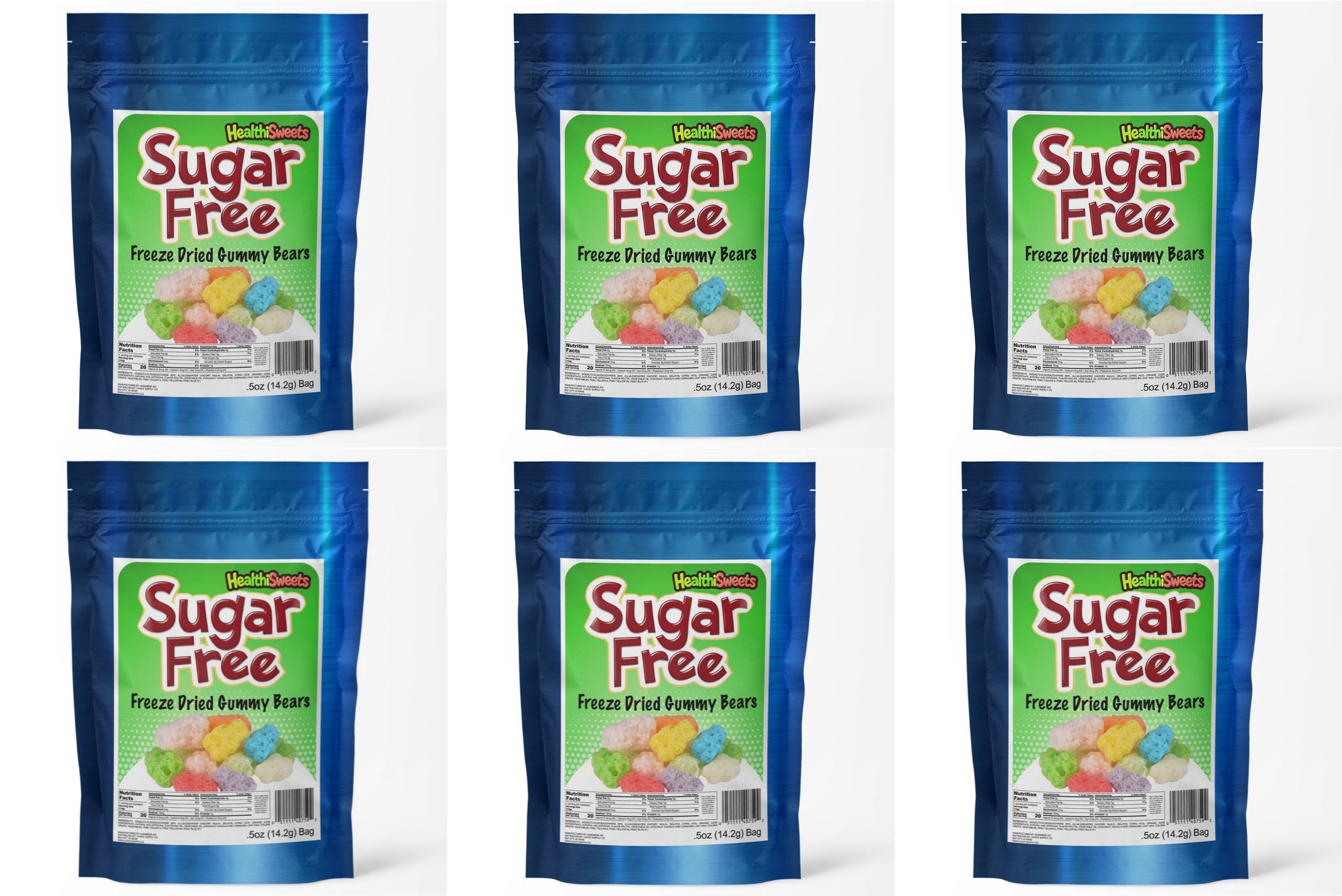 #Type_Gummy Bears #Size_6-Pack