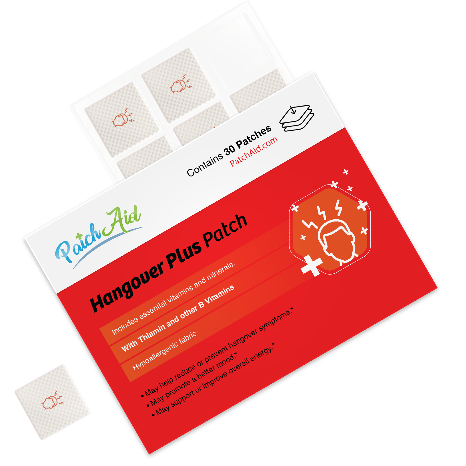 Hangover Plus Vitamin Patch by PatchAid