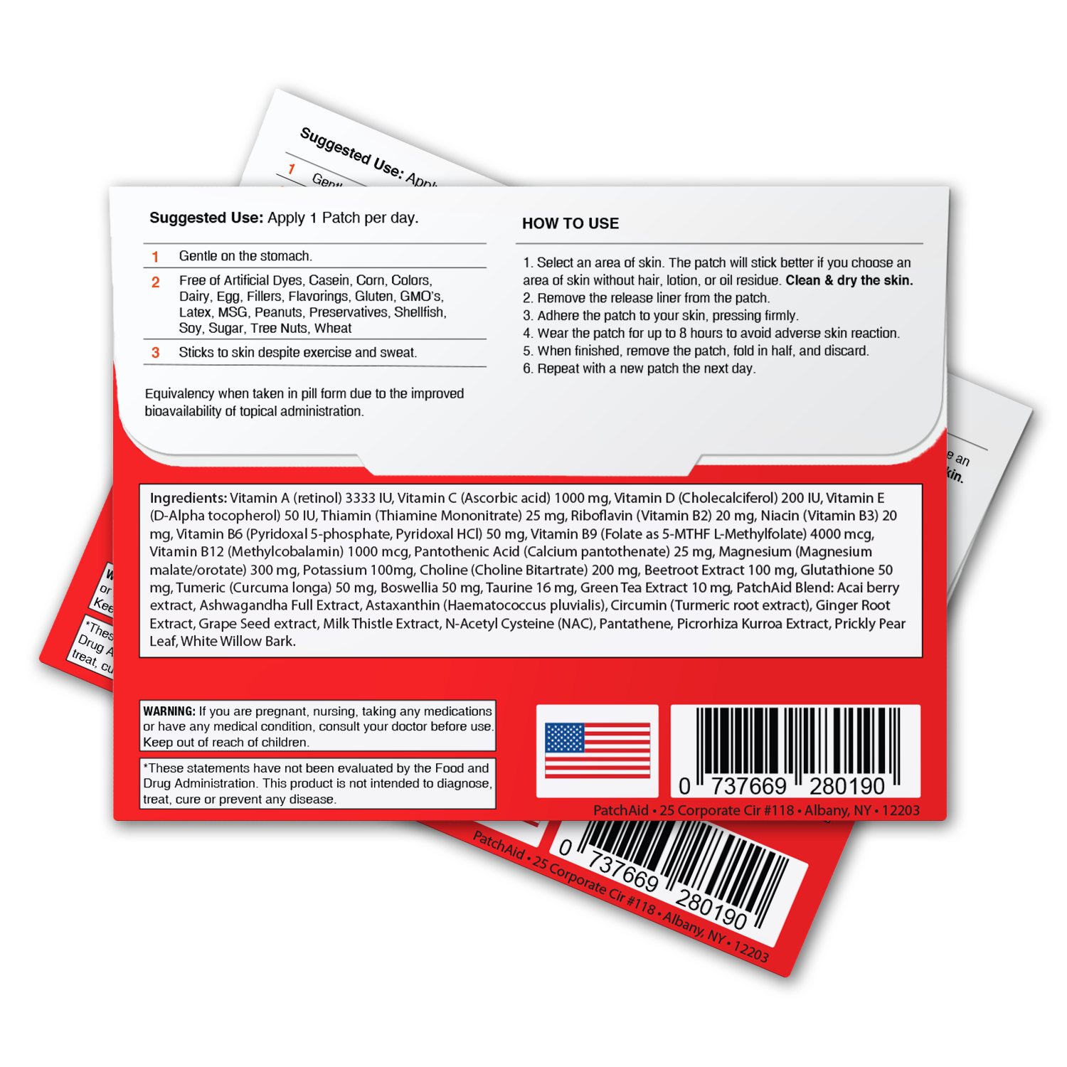 Hangover Plus Vitamin Patch by PatchAid