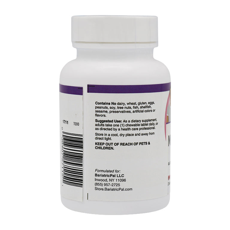 Coenzymated 5,000mcg Methyl B-12 (60) Chewable Tablets by BariatricPal