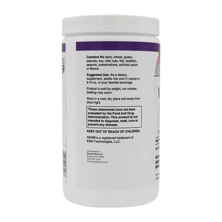 Vegetarian Collagen Peptides by BariatricPal - With Prebiotic & Probiotic Blend - High-quality Collagen Powder by BariatricPal at BariatricPal Store