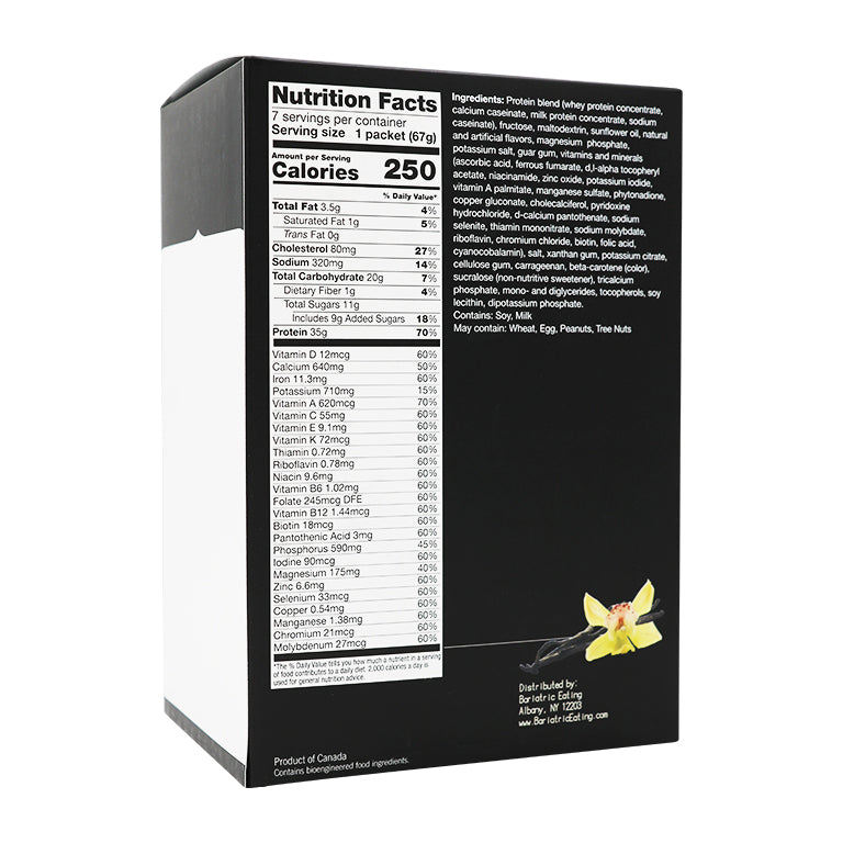 Inspire Very High Protein (35g) Shake Meal Replacement by Bariatric Eating - Vanilla - High-quality Meal Replacements by Bariatric Eating at BariatricPal Store