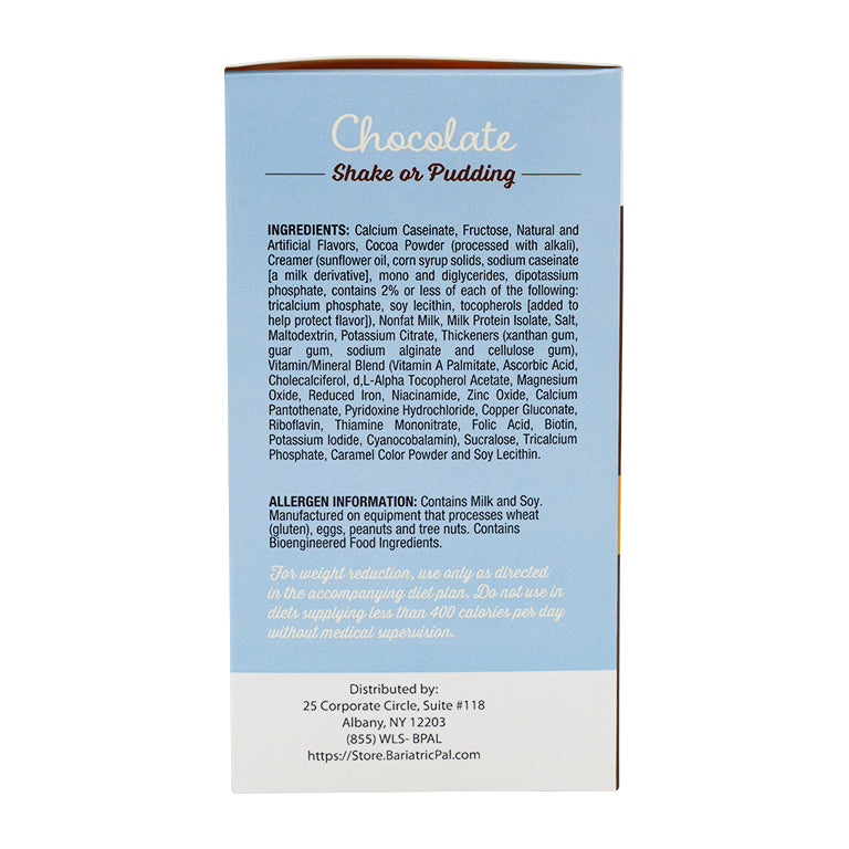 BariatricPal 15g Protein Shake or Pudding - Chocolate - High-quality Protein Shake by BariatricPal at BariatricPal Store