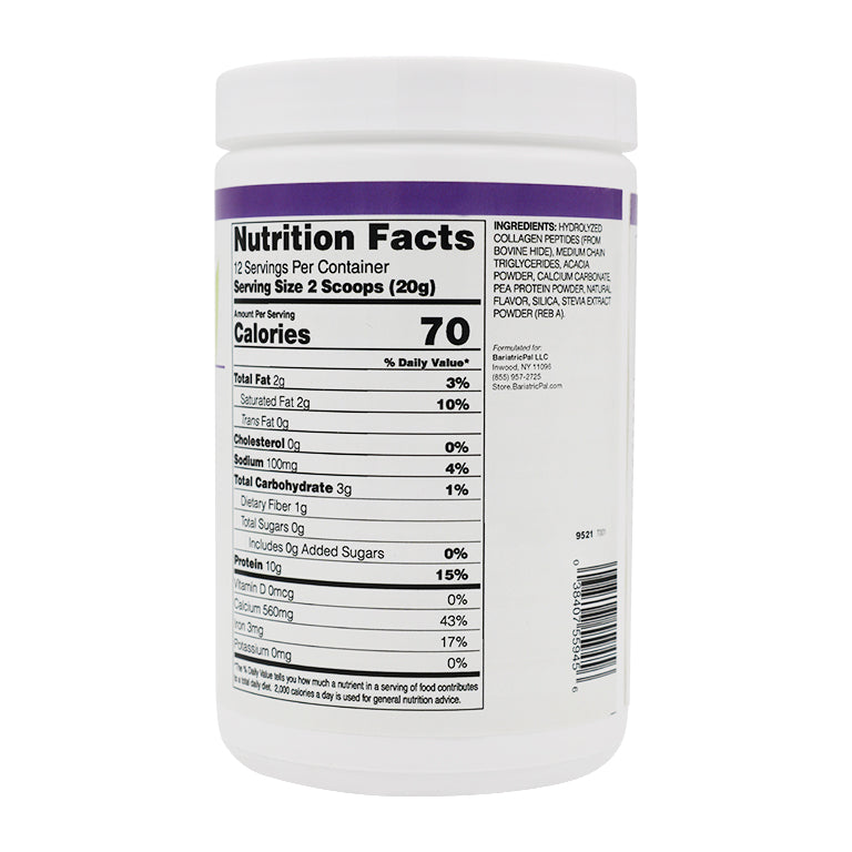 Collagen & MCT Creamer by BariatricPal - Vanilla - High-quality Collagen Powder by BariatricPal at BariatricPal Store