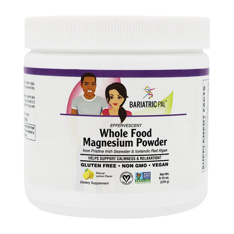 Magnesium Powder - Certified Organic Whole Food & Certified Vegan! (70 Servings) by BariatricPal - High-quality Magnesium by BariatricPal at BariatricPal Store