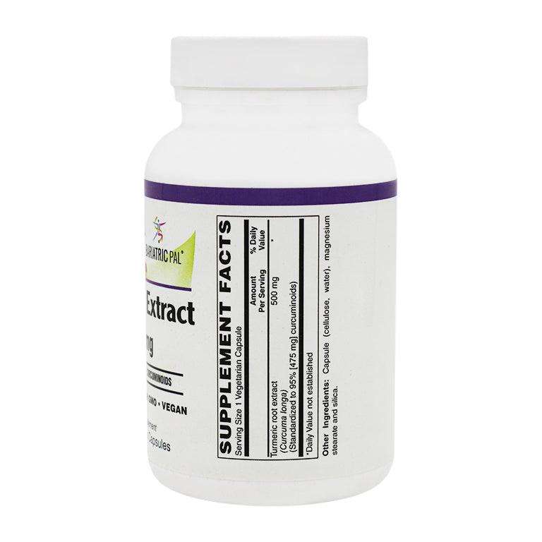Turmeric Extract Capsules (500mg) with Curcumin C3 Complex® by BariatricPal - High-quality Turmeric Extract by BariatricPal at BariatricPal Store
