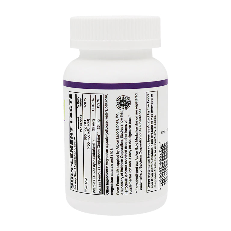 Easy Iron™ (25mg) Capsules by BariatricPal - Highly Absorbable & Easy On Your Stomach! - High-quality Iron by BariatricPal at BariatricPal Store