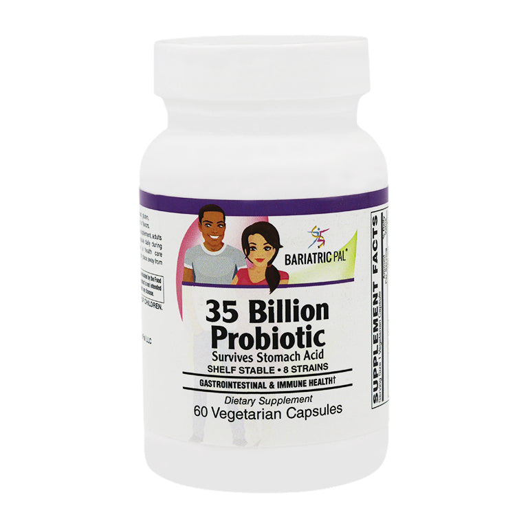 Prebiotic & Probiotic 35 Billion CFU Gastrointestinal & Immune Health Capsules by BariatricPal - High-quality Probiotic by BariatricPal at BariatricPal Store